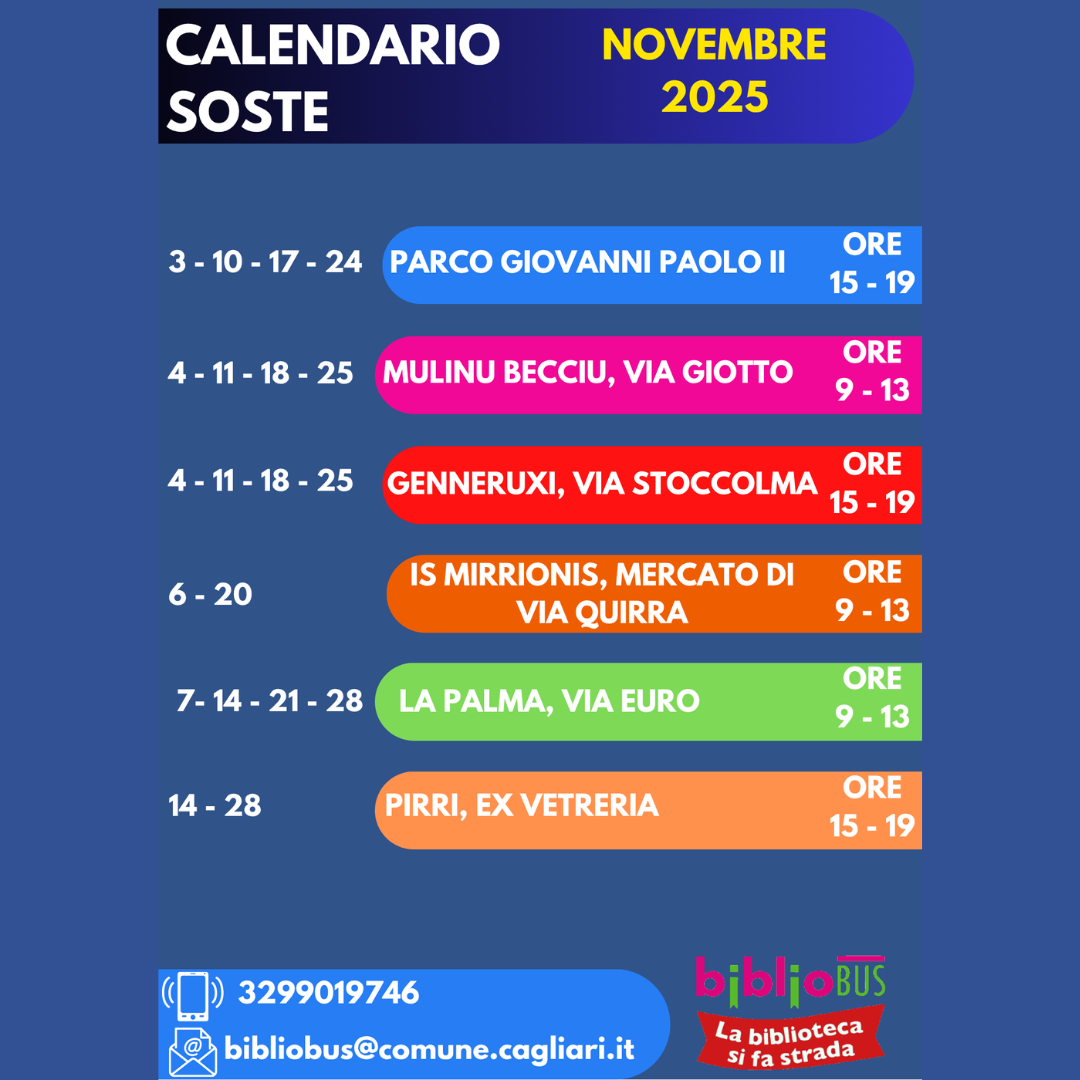 Nuove soste per il mese di Novembre