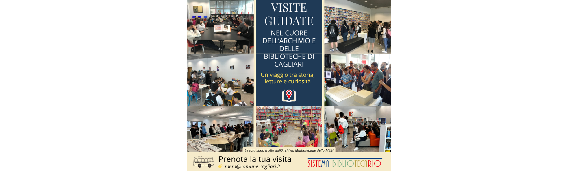 Visite Guidate nel cuore dell'Archivio e delle Biblioteche di Cagliari