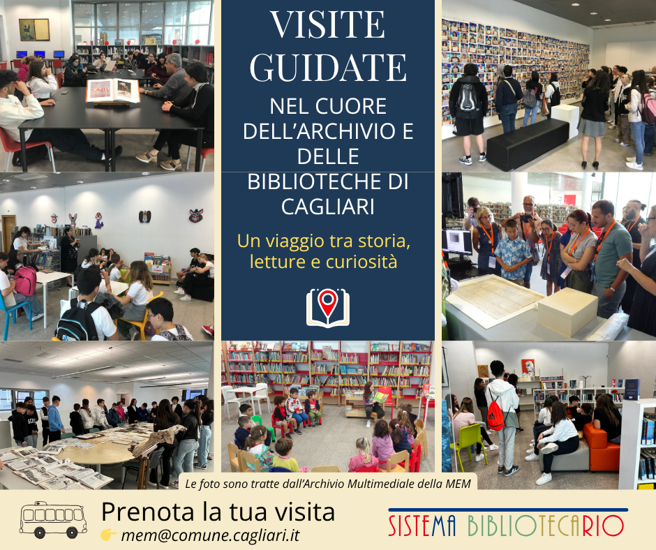 Visite Guidate nel cuore dell'Archivio e delle Biblioteche di Cagliari