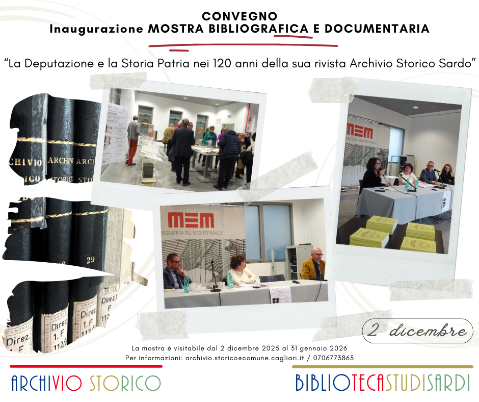 Celebrazione dei 120 anni del periodico Archivio Storico Sardo