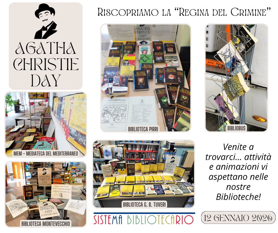 Il 12 gennaio celebriamo l&rsquo;Agatha Christie Day