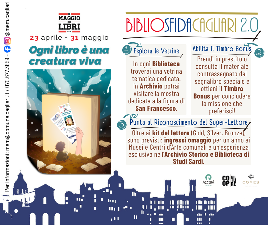 La #BiblioSfidaCagliari diventa 2.0!