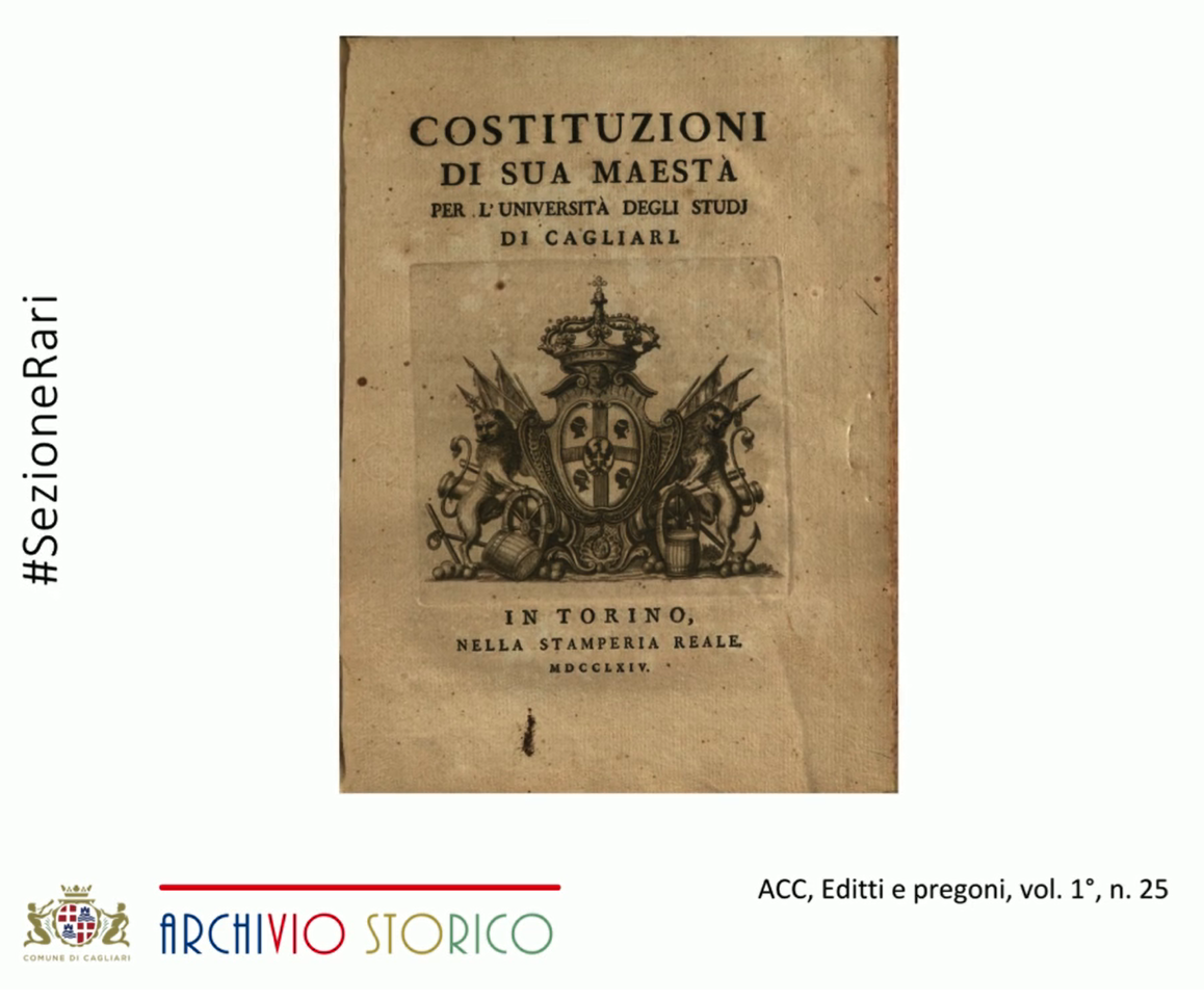 Sezione Rari della Biblioteca di Studi Sardi